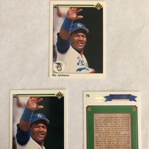 1990 UPPER DECK TOP VOTE GETTER BO JACKSON